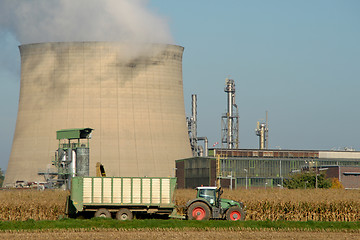 Image showing Tractor and Industry