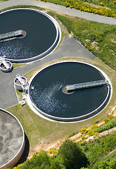 Image showing Sewage treatment plant