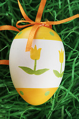 Image showing Painted easter eggs 