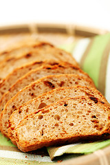 Image showing bread with dry tomatoes