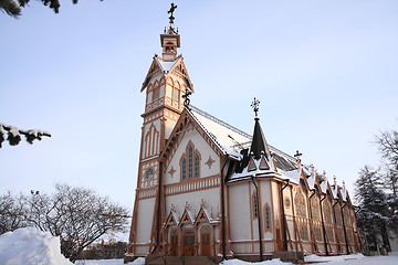 Image showing Wooden church