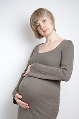 Image showing portrait of a pregnant woman