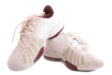 Image showing White sport shoes