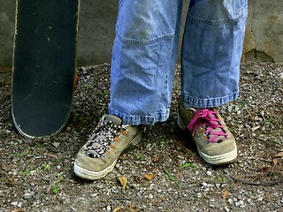 Image showing skater feet