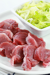 Image showing Raw pork meat 