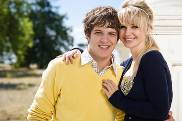 Image showing Beautiful caucasian couple in love