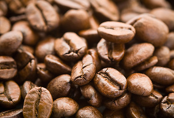 Image showing Rich Brown Coffee Beans