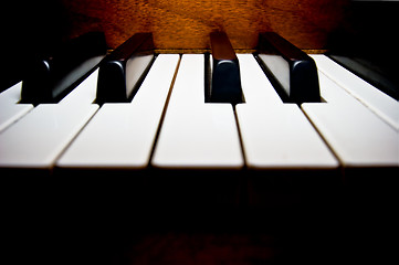 Image showing Middle C on Piano Keyboard