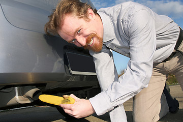 Image showing banana and exhaust 