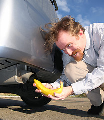 Image showing banana and exhaust 