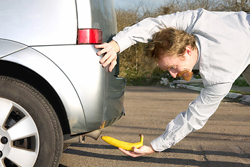 Image showing banana and exhaust 