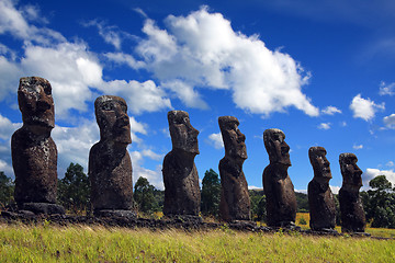 Image showing Easter island