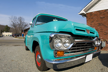 Image showing classic antique pickup truck