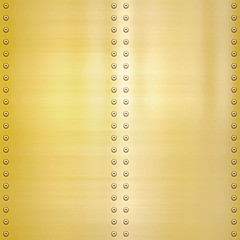 Image showing gold plate background