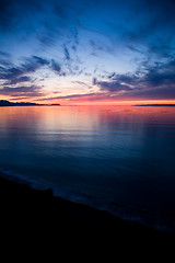 Image showing Strait of Juan de Fuca Sunset