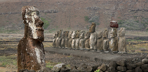 Image showing Easter island