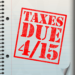 Image showing Tax Time