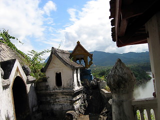 Image showing Ancient buddhist buildings. Luang Prabang. Laos