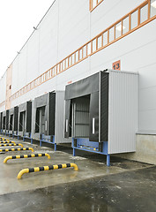 Image showing Empty loading docks