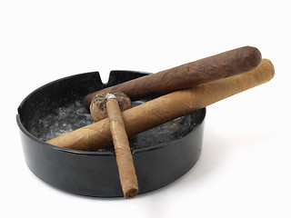 Image showing Three Cigars