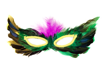 Image showing Isolated Feather Mask