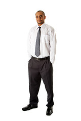 Image showing Handsome business man standing