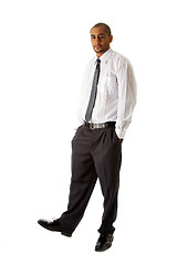 Image showing Handsome business man standing