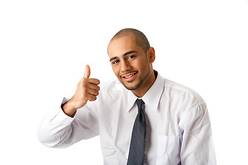 Image showing Business man, thumb up