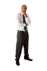 Image showing Handsome business man standing