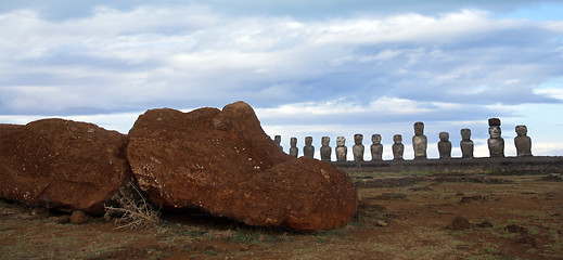 Image showing Easter island