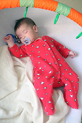 Image showing baby sweetly sleeps