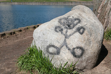 Image showing stone painting