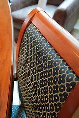 Image showing back of the luxurious chair