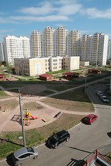 Image showing new buildings of the Moscow, Lianozovo