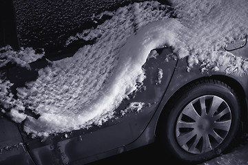 Image showing Car under the Snow