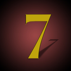 Image showing Number 7