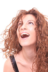 Image showing happy young woman
