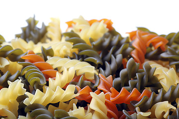 Image showing Colorful pasta