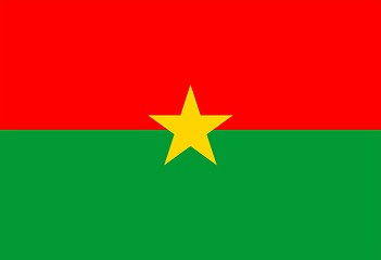 Image showing Burkina Faso Flag