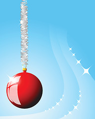 Image showing Christmas bulb background