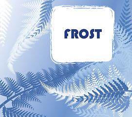 Image showing Winter frosty pattern