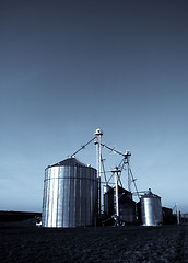 Image showing Modern silos