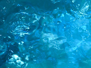 Image showing Blue water background