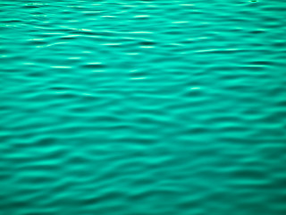 Image showing Green water background