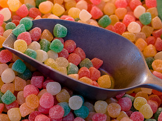 Image showing Candies with spoon