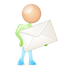 Image showing Mailing humanoid