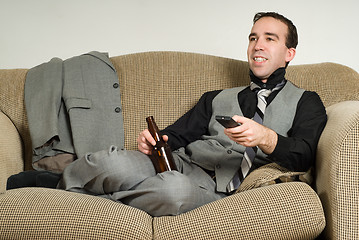 Image showing Businessman After Work