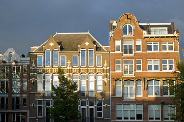 Image showing Amsterdam houses