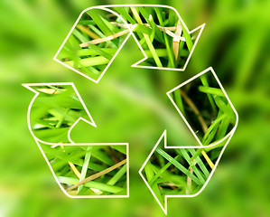 Image showing Recycle symbol .