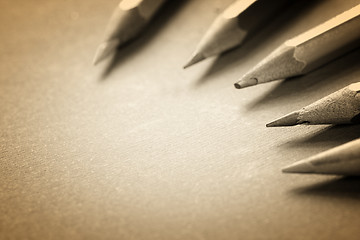 Image showing Sharp pencils